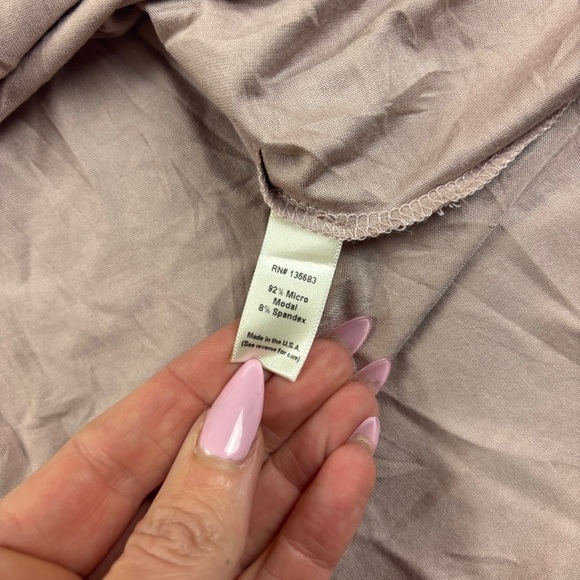 NAKED PRINCESS Women’s Cowl Chemise Rose gold Nightgown size: Medium NWT - Picture 5 of 10